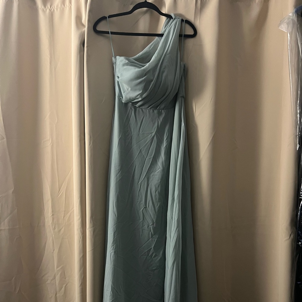 Birdy grey bridesmaid dress - sage green